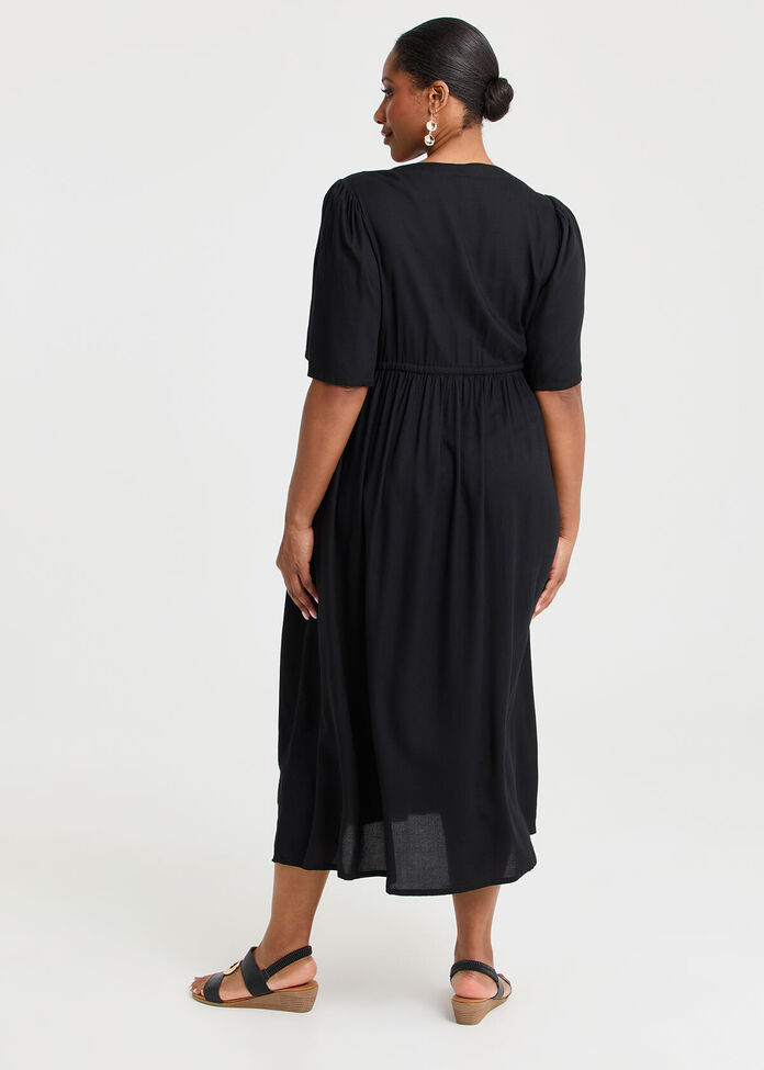Shop Plus Size Natural Glam Embroidery Maxi Dress in Multi | Taking Shape SE