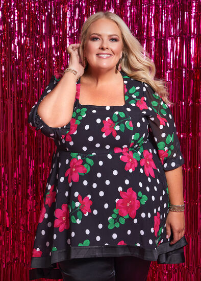 Plus Size Women's Evening Tops: Formal, Party & Dressy