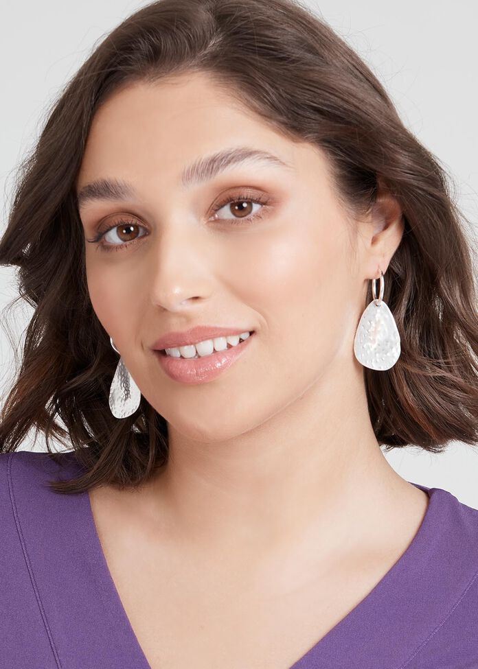 Shop Hammered Teardrop Earrings Accessories Taking Shape AU