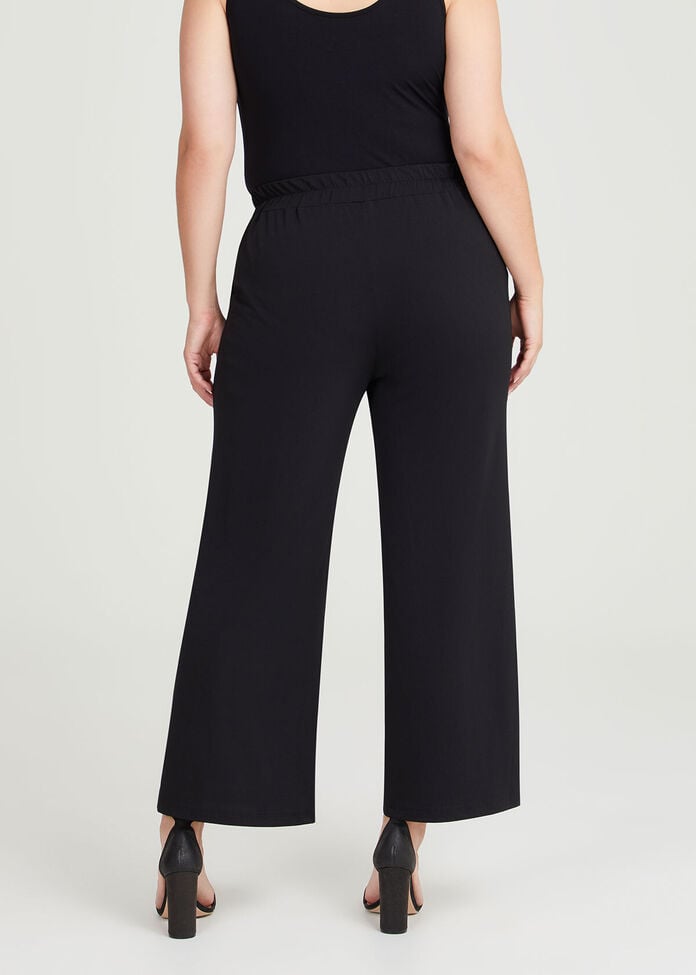 Shop Plus Size Noir Split Leg Evening Pant in Black | Sizes 12-30 ...