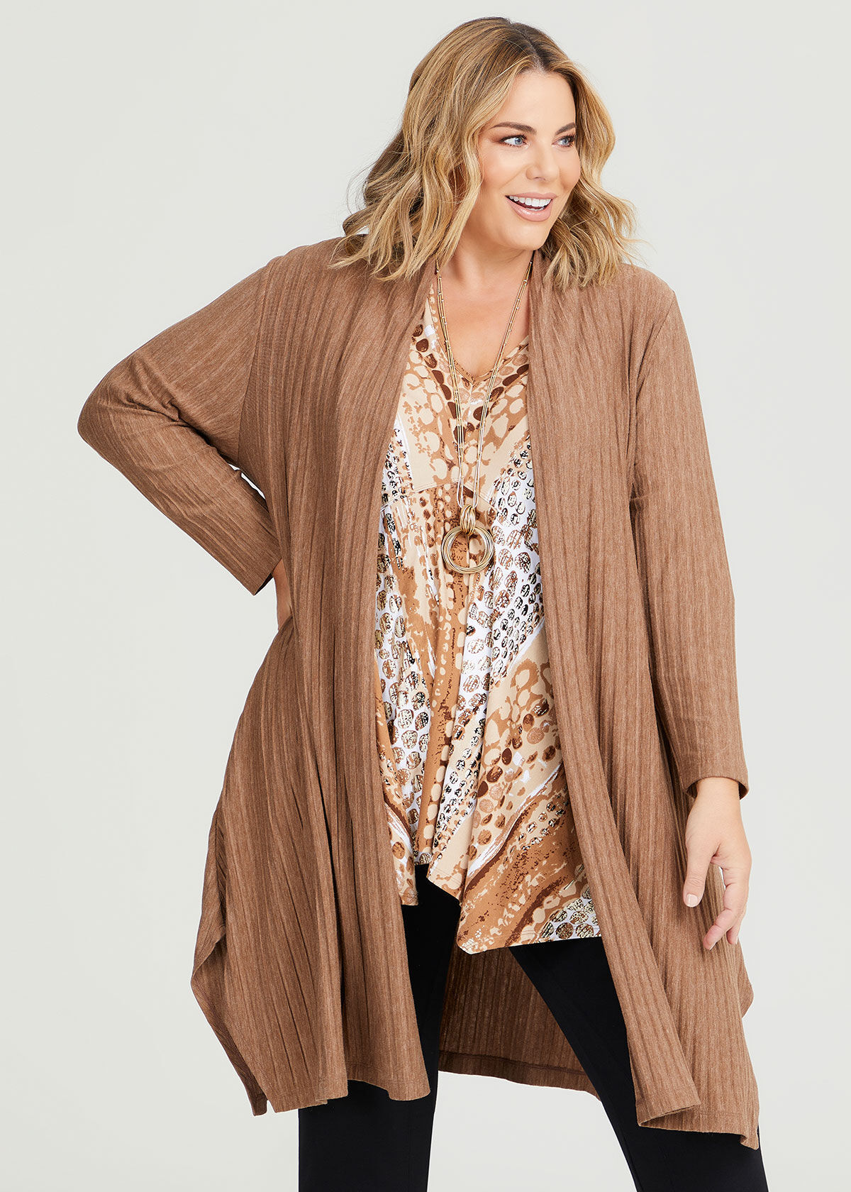 Pleated cardigan hotsell