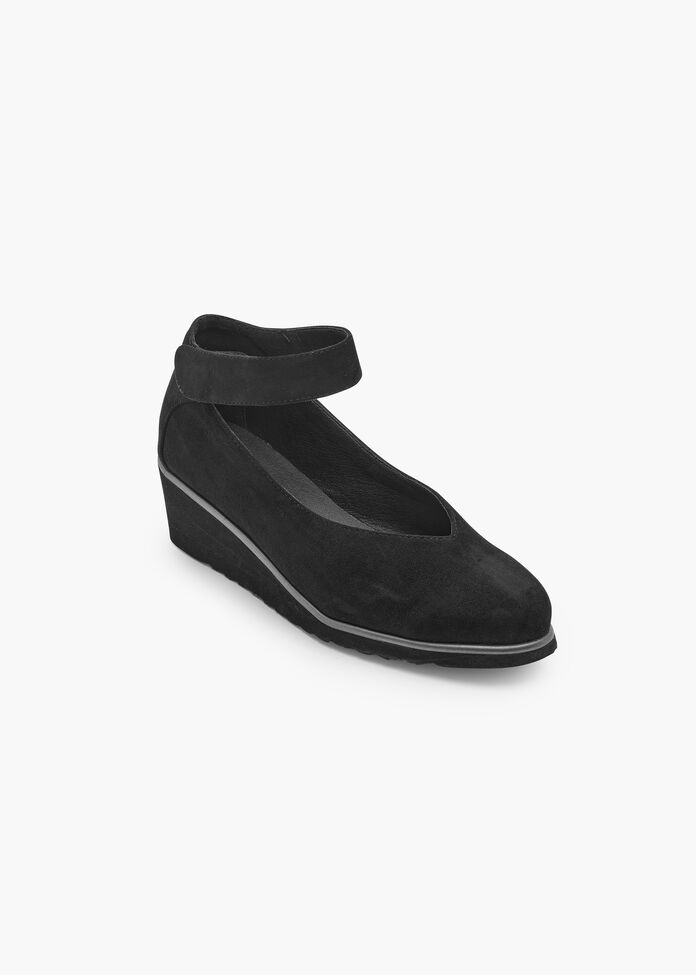 Wedge Ankle Strap Court, , hi-res
