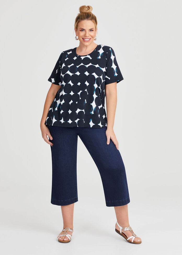 Cotton Shibori Top, , hi-res