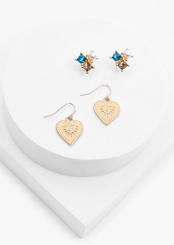 Jewel Earring Set, , hi-res