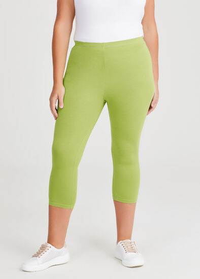 Plus Size Good Earth Australian Cotton Crop Legging