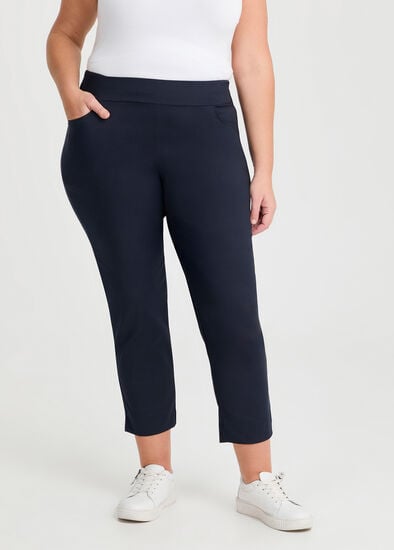 Plus Size Editorial Pocket Taper Pant