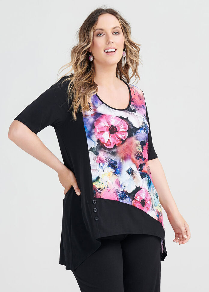 Floral Society Top, , hi-res