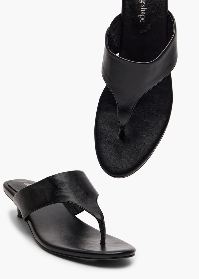 Toe Post Kitten Heel, , hi-res