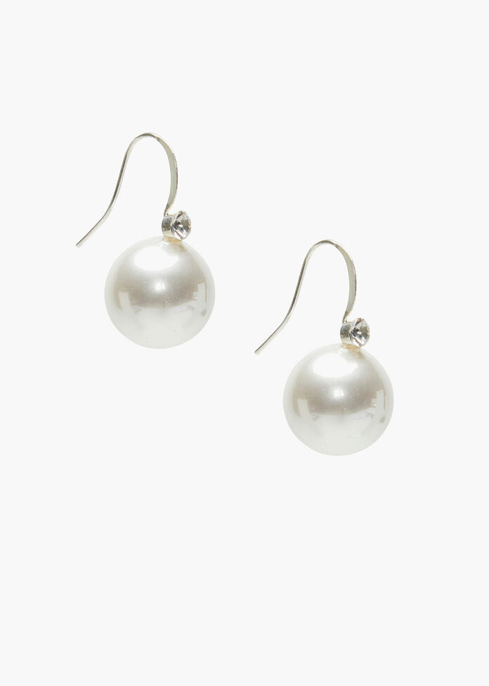 Pearl Drop Earrings, , hi-res