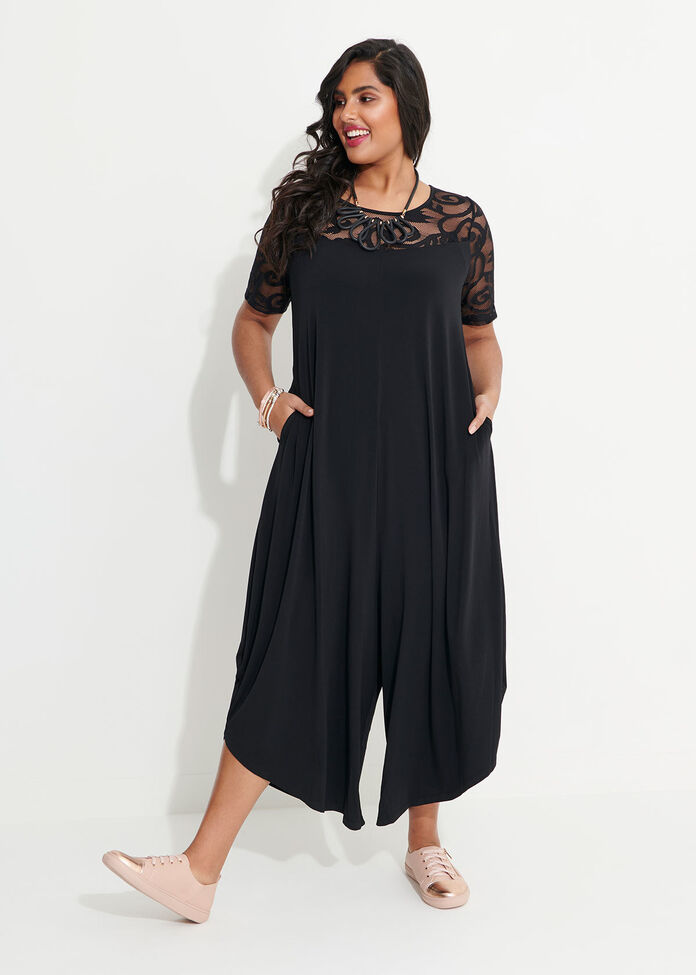 Lace Essential Jumpsuit, , hi-res