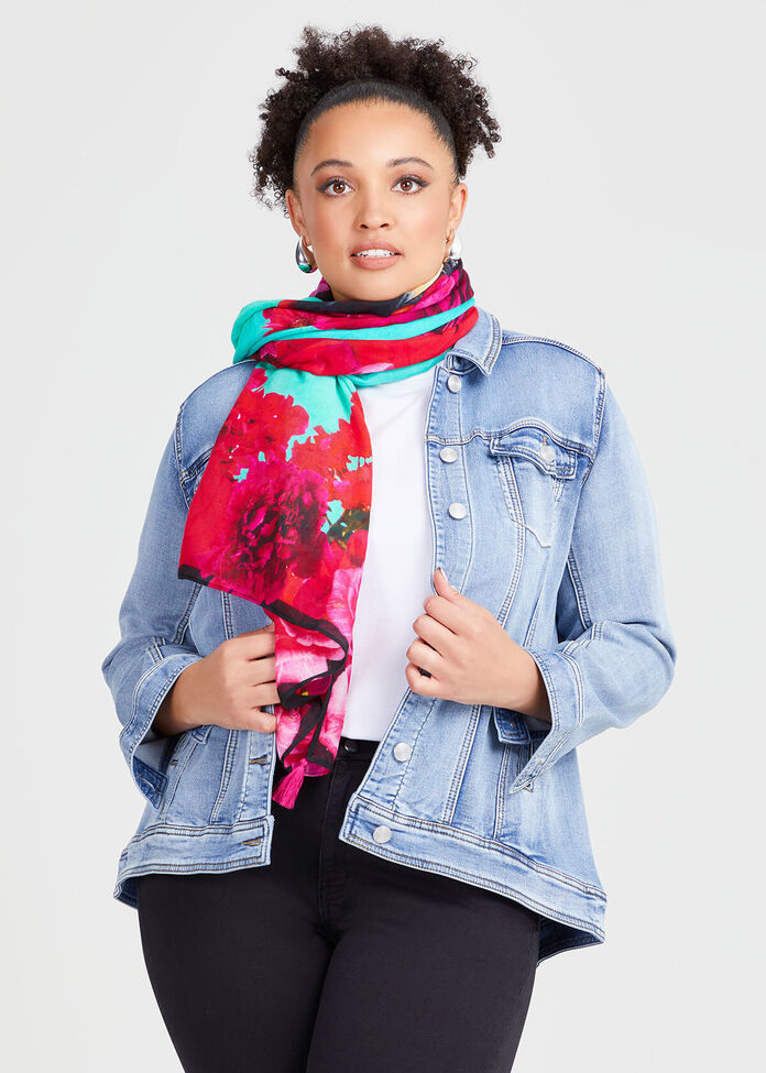Floral Lady Scarf, , hi-res