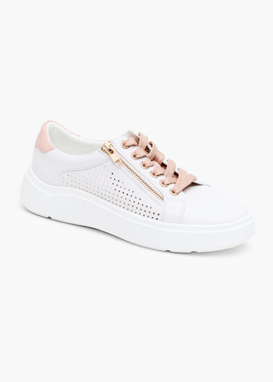Lasercut Zip Sneaker