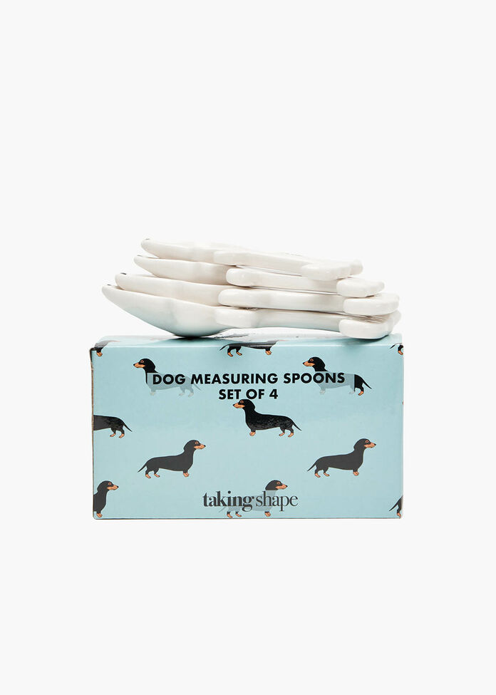 Shop Set of 4 Dog Measuring Spoons Accessories Taking Shape AU