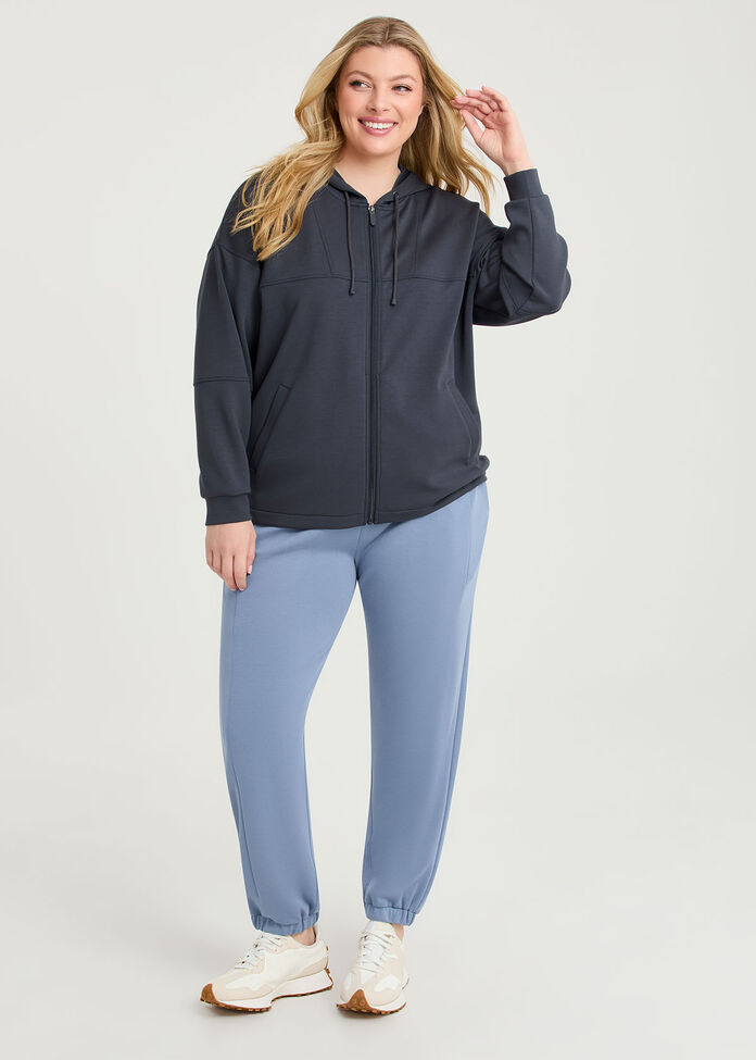 Luxe Touch Seam Detail Jogger, , hi-res