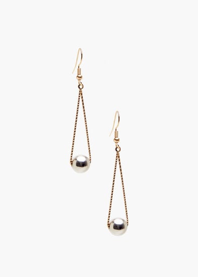 Plus Size Simple Ball Metal Earrings
