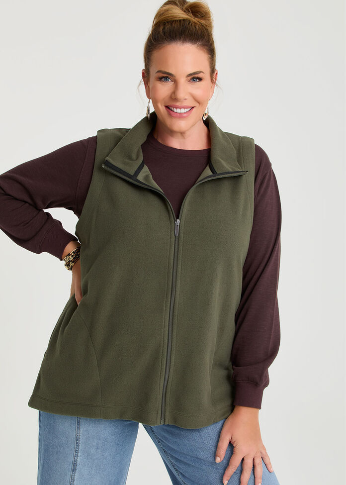 Polar Fleece Vest, , hi-res