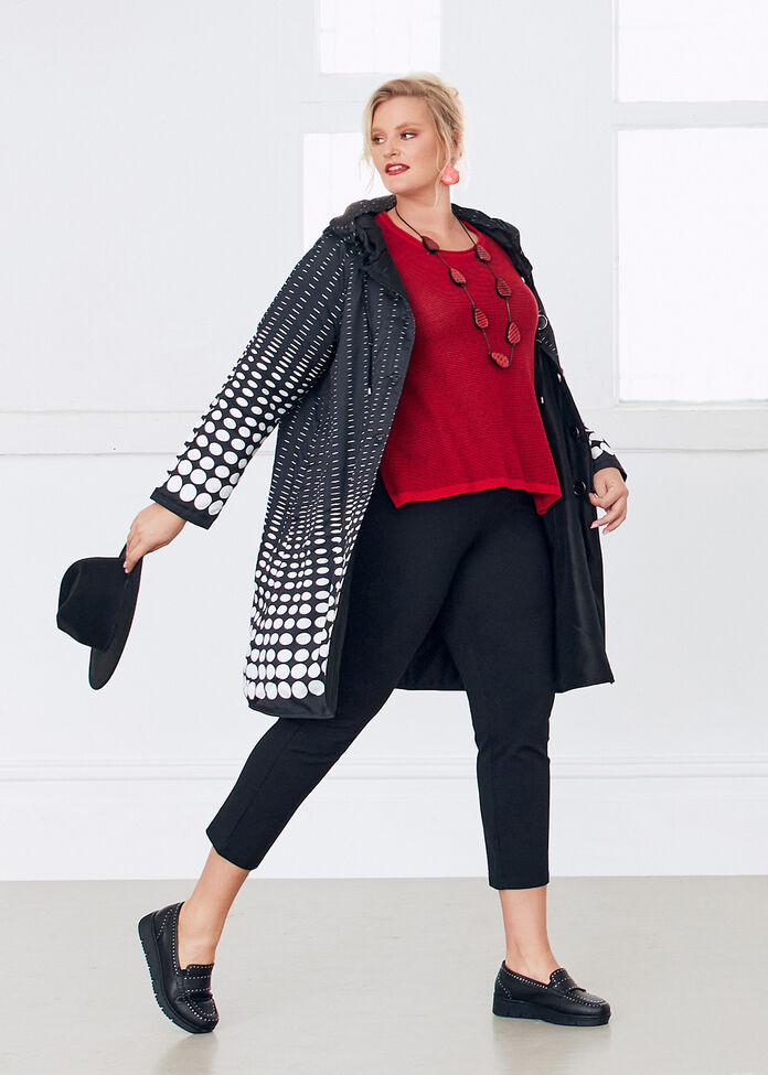 Reversible Spot Print Puffer Coat, , hi-res
