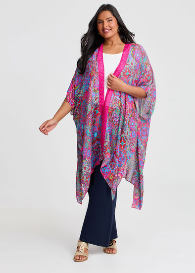 Mosaic Print Cape