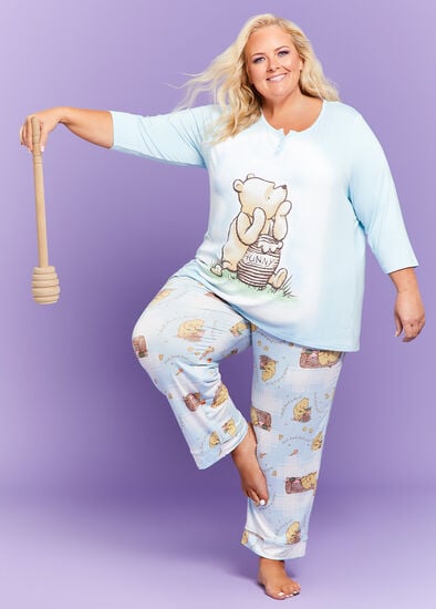 Plus Size Winnie The Pooh Pyjama Pant