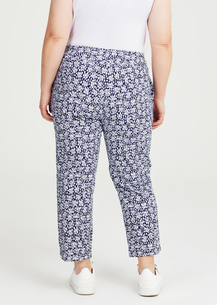 Shop Plus Size Petite Natural Blue Print Pant in Multi | Taking Shape AU