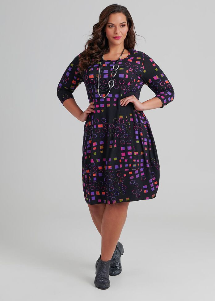 Quatro 3/4 Sleeve Dress, , hi-res