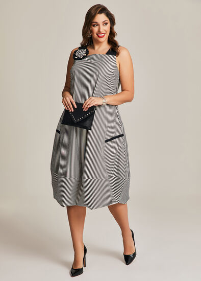 Black dress winter wool dress midi dress 321#