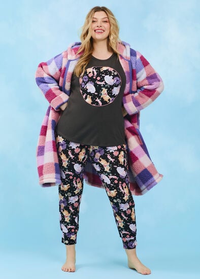 Plus Size Winnie The Pooh Cosy Pyjama Pant