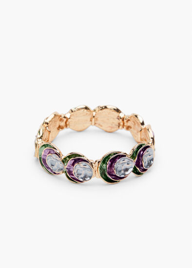 Layered Enamel Bracelet