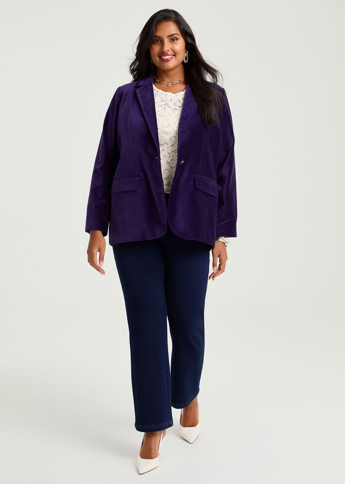 Midnight Velvet Luxe Jacket, , hi-res