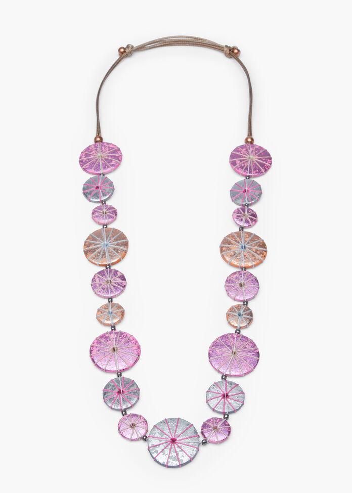 Threaded Bead Necklace, , hi-res