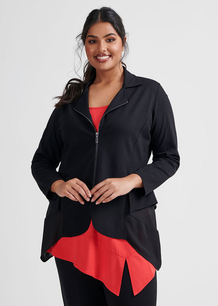 Shop Plus Size Corinne Ponti Jacket in Black | Sizes 12-30 | Taking ...