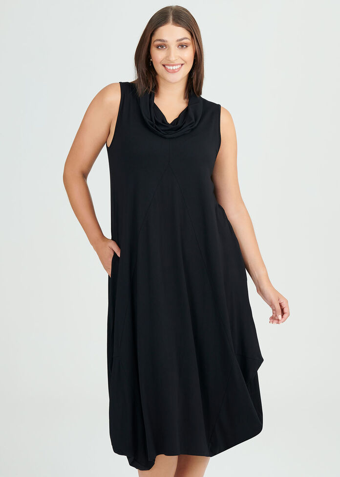 Shop Plus Size Neela Bamboo Dress in Black | Sizes 12-30 | Taking Shape AU