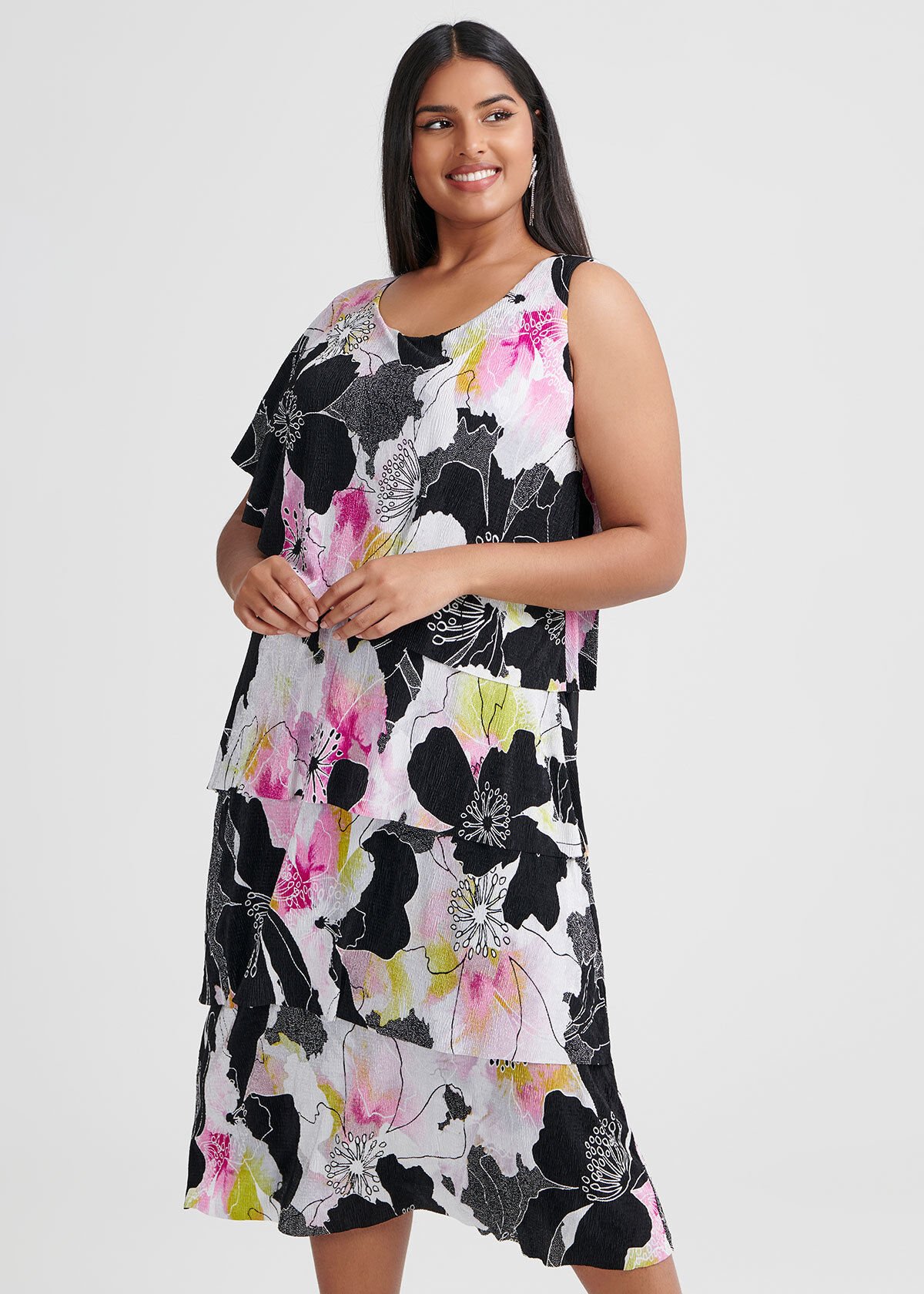 Shop Plus Size My Fair Lady Dress in Print Taking Shape AU