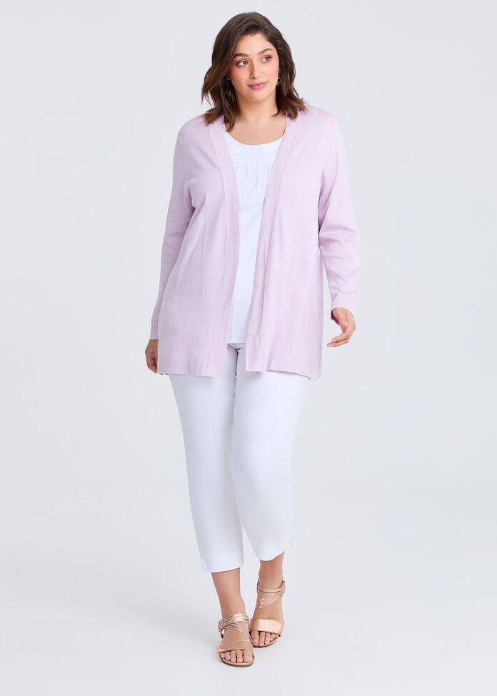 Lightweight Natural Cardigan, , hi-res