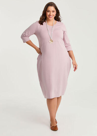 Plus Size Cotton Talia Tulip Dress
