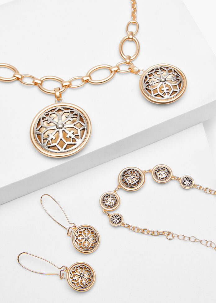 Filigree Statement Necklace, , hi-res