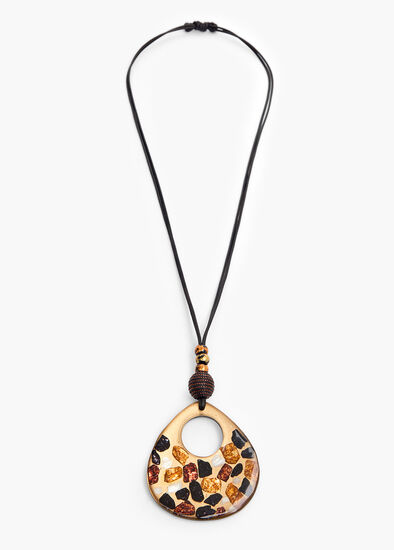 Mosaic Drop Necklace