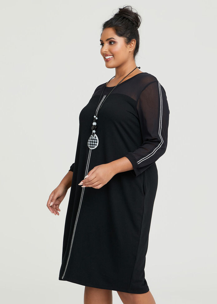 Dress in Naturale Nero