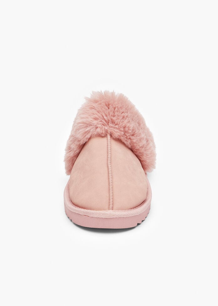Fluffy Scuff Slipper, , hi-res