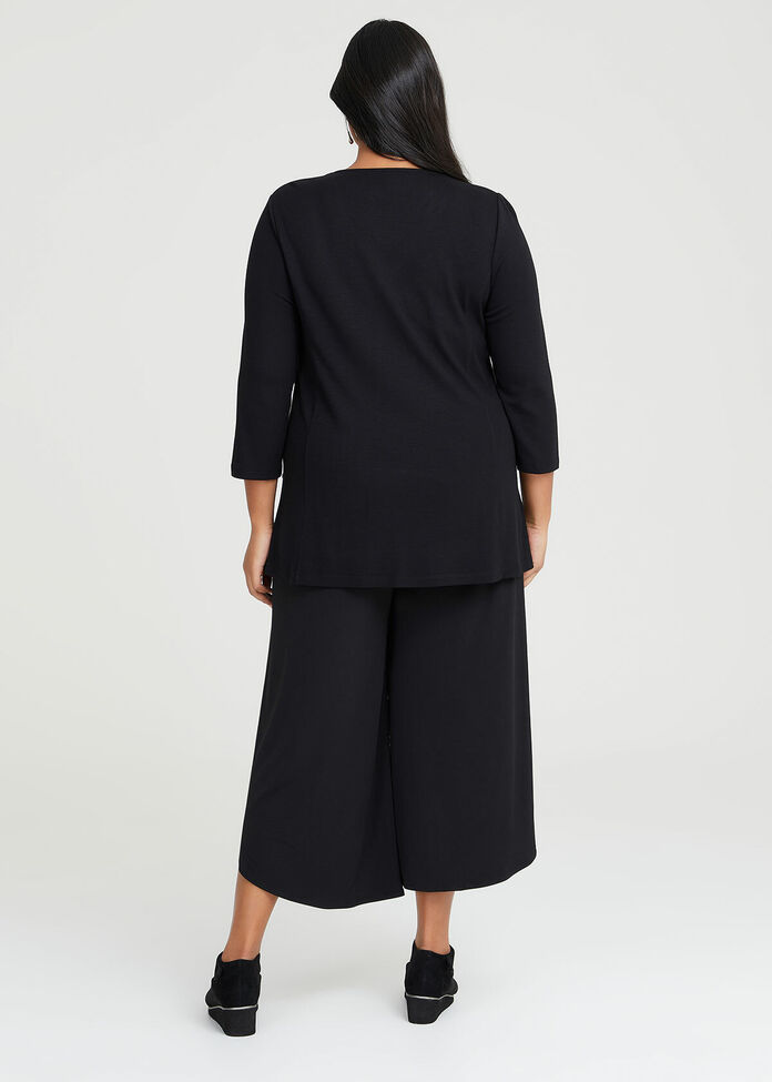 Shop Plus Size Criss Cross Ponte Top in Black | Taking Shape AU