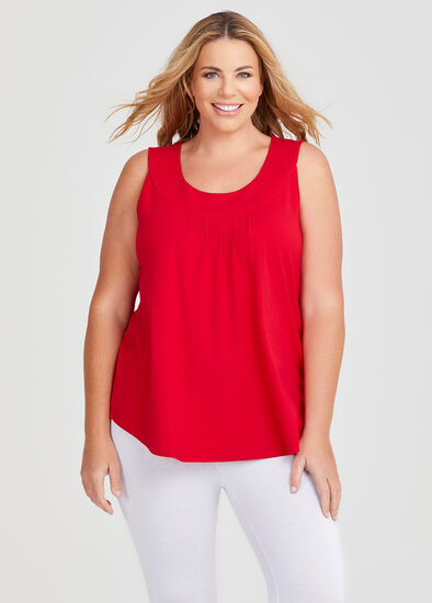 Plus Size Good Earth Australian Cotton Element Tank