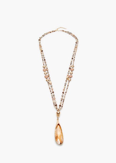 Crystal Drop Necklace
