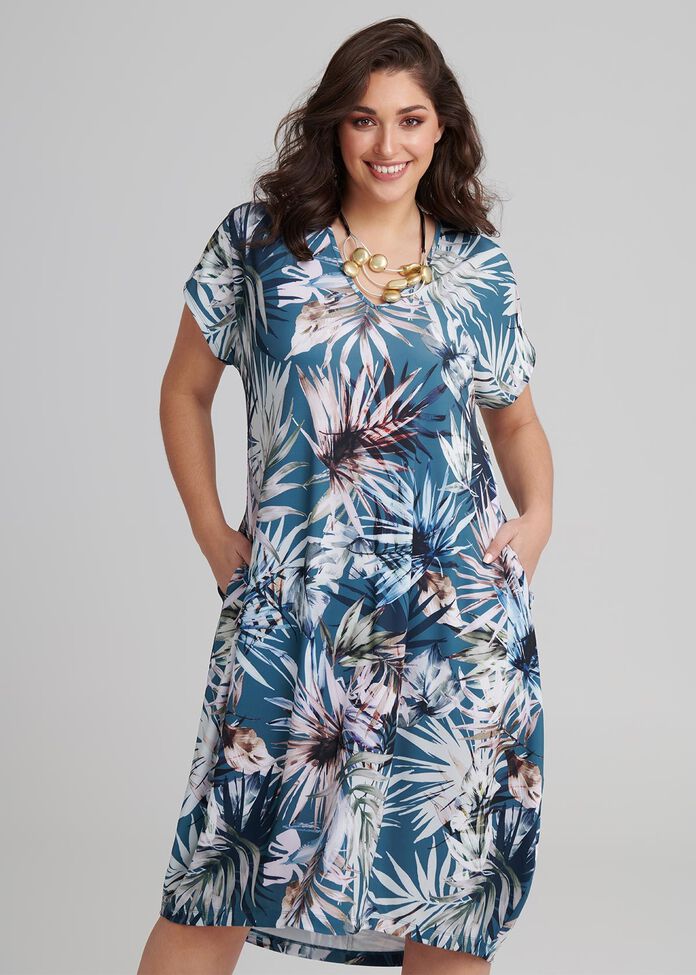 Shop Plus Size Farah Dress in Print | Taking Shape AU