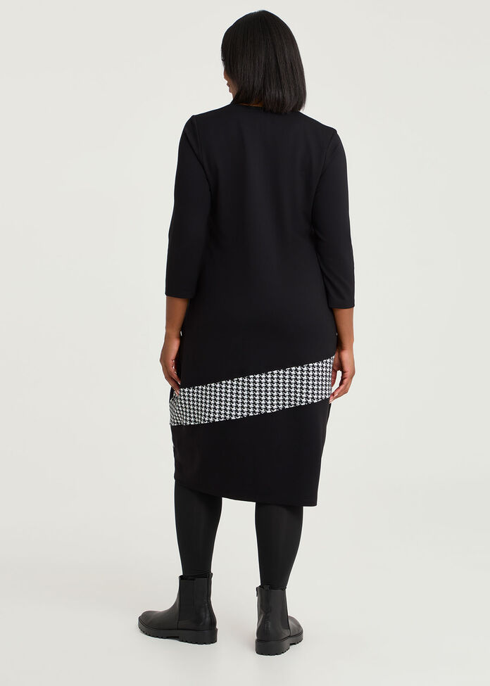Tulip Spliced Bamboo Ponte Dress, , hi-res