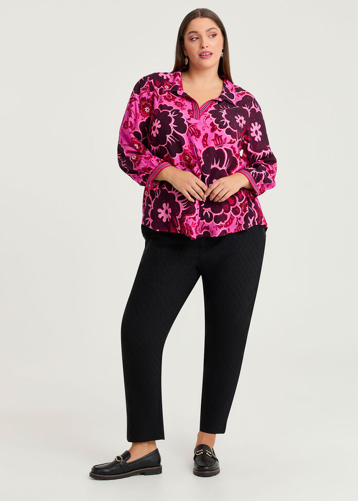 Natural Fleur Tunic, , hi-res