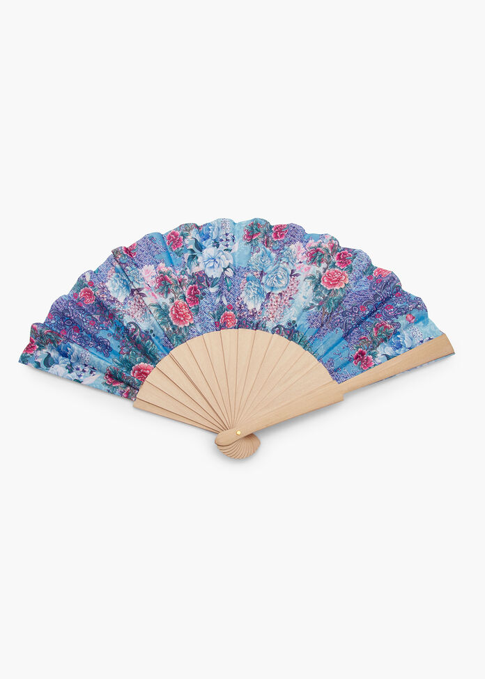 Floral Tile Cooling Fan, , hi-res