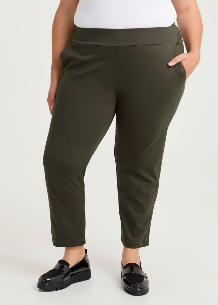 Petite Medina Slim Leg Natural Pant, , hi-res