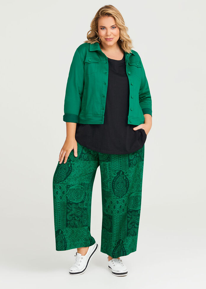 Shop Plus Size Scarf And Paisley Print Pant in Multi | Taking Shape AU