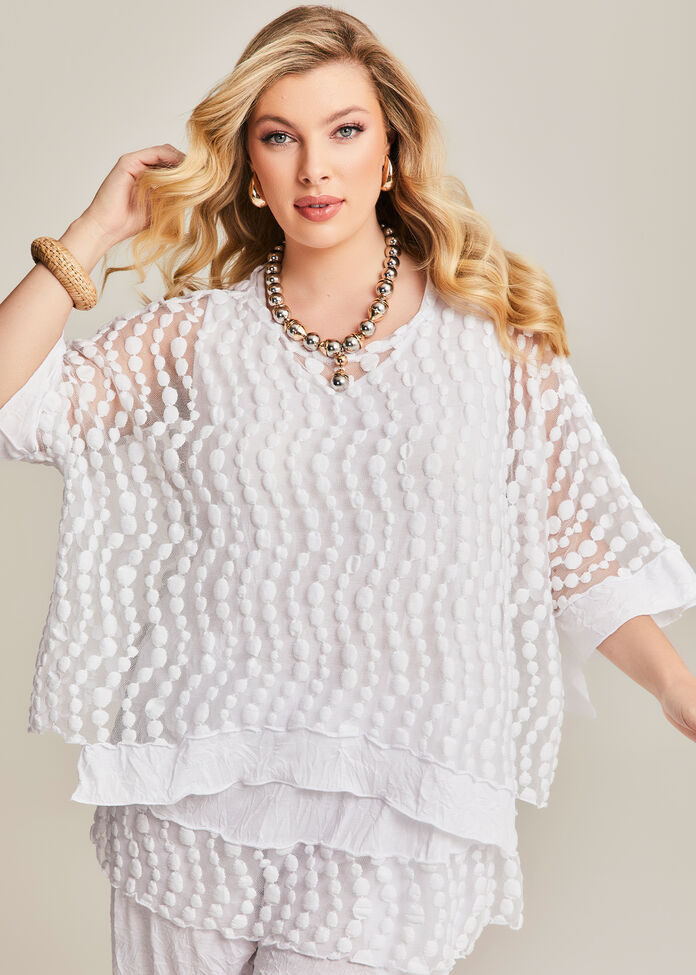 Cotton Lace Valleta Overtop, , hi-res