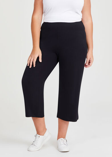 Plus Size Bamboo Culotte Pant